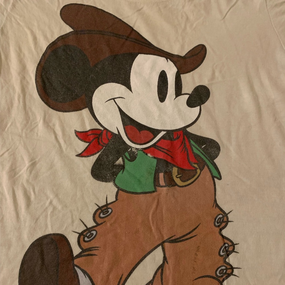Vintage Cowboy Mickey Tshirt